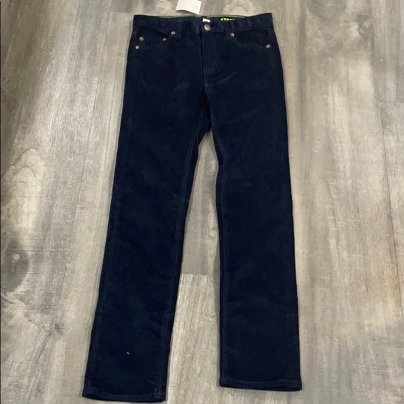 Crewcuts Stretch Navy Blue Corduroy Pants NEW - Picture 2 of 5
